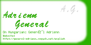 adrienn general business card